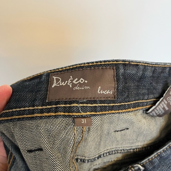 RW&CO lucas Men's Dark Wash Jeans size 31 - Picture 3 of 5